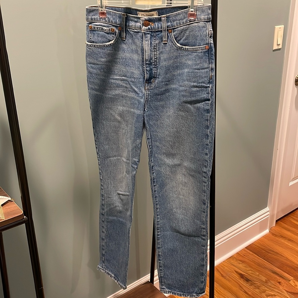 Madewell classic straight jean